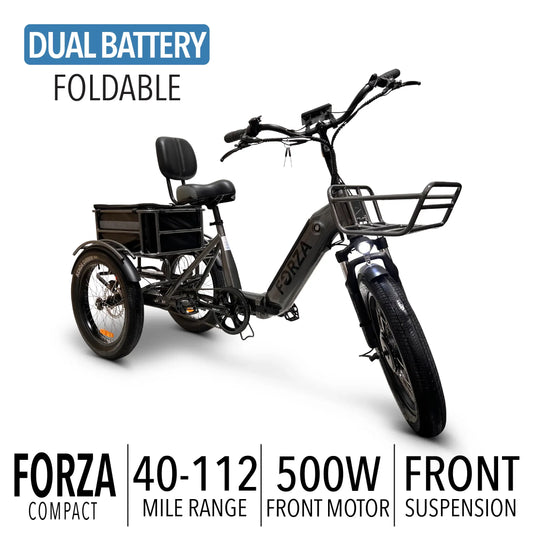 FORZA Compact Foldable Electric Tricycle