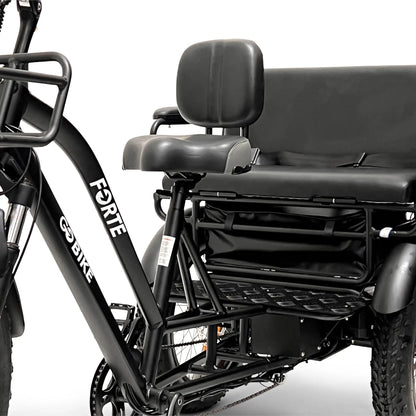 FORTE Electric Tricycle With Rear Seat