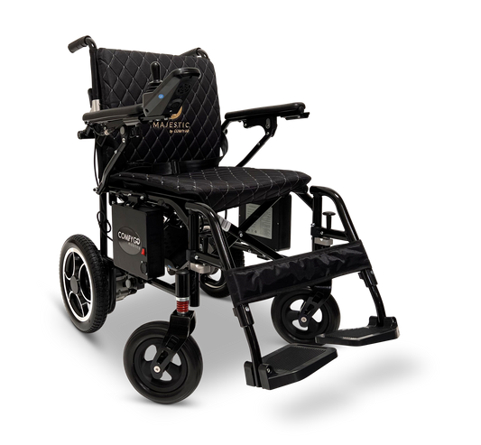 X-7 ComfyGO Lightweight Foldable Electric Wheelchair For Travel