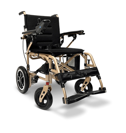 X-7 ComfyGO Lightweight Foldable Electric Wheelchair For Travel